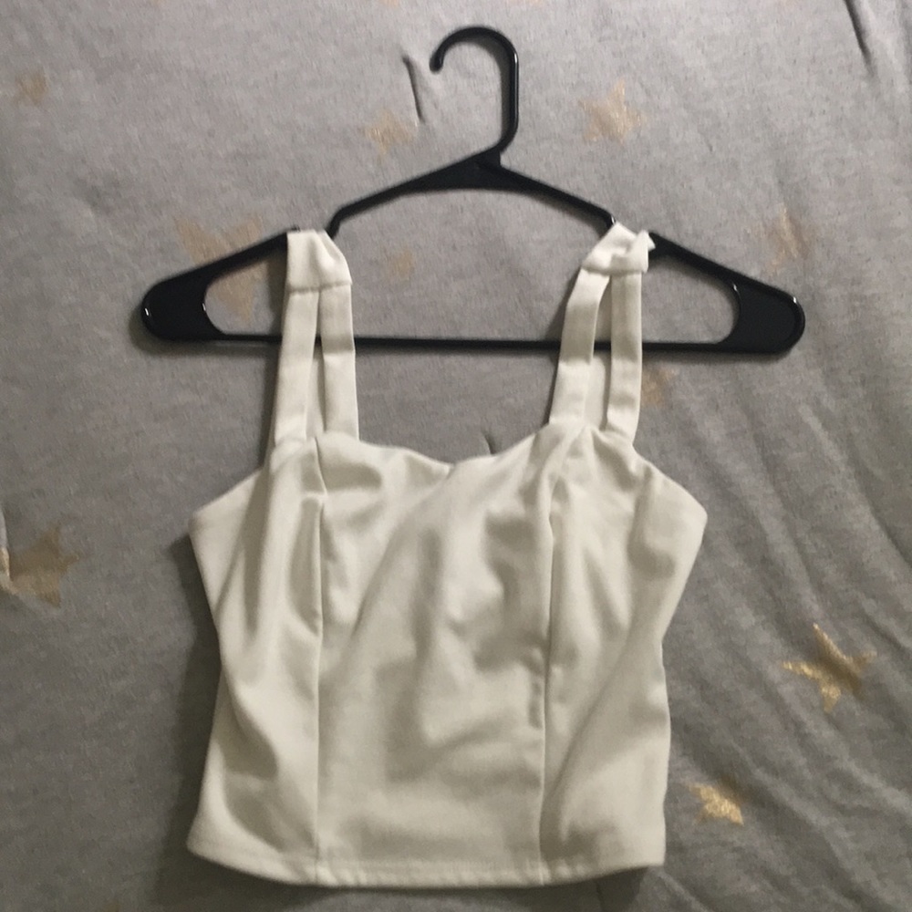 White Crop Top